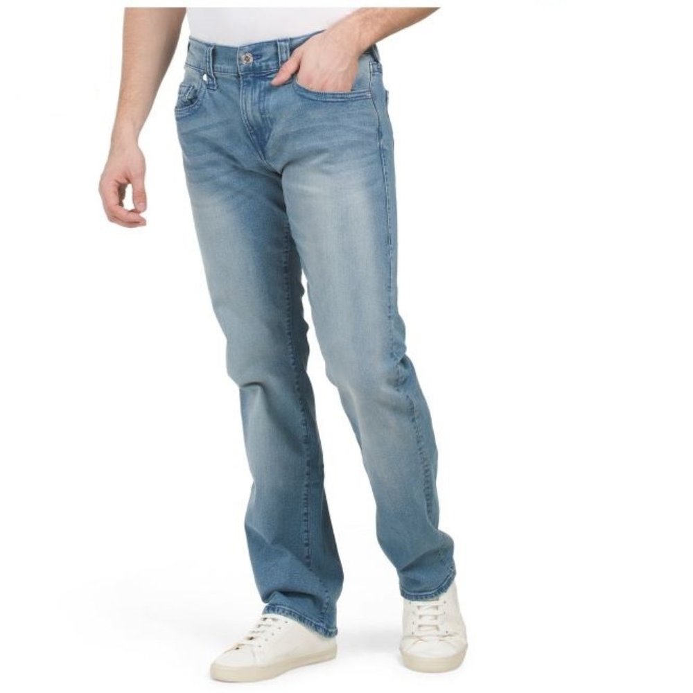 TRUE RELIGION  Ricky Snap Straight Jeans - Size 34